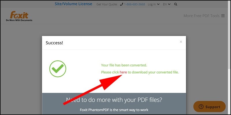Cách chuyển PDF sang Word bằng công cụ Foxit 3