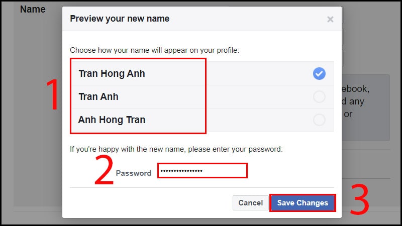2 cách đổi tên Facebook trên máy tính và điện thoại đơn giản
